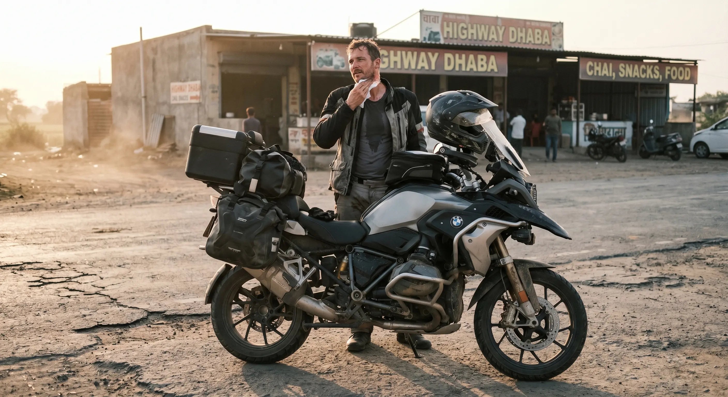 How to Stay Clean on a Long Motorcycle Ride (No Shower)