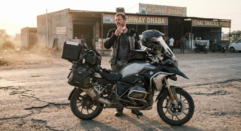 How to Stay Clean on a Long Motorcycle Ride (No Shower)