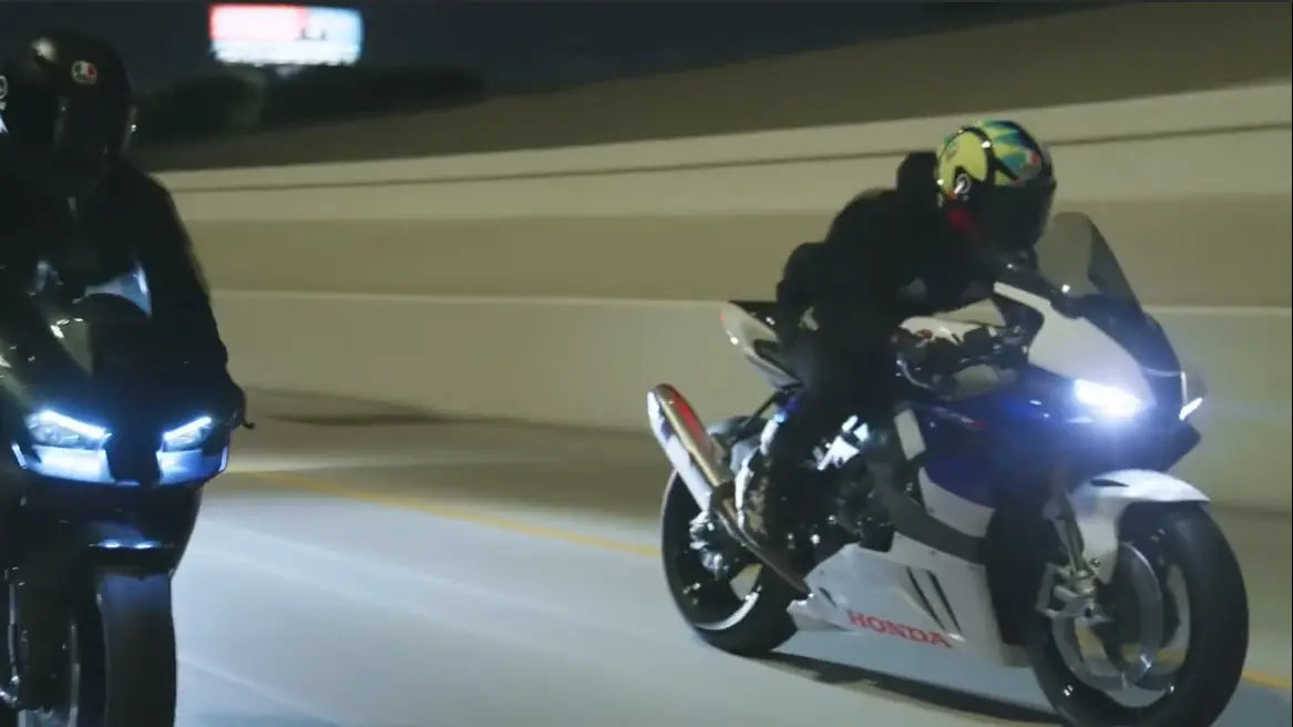 Load video: Riders riding motorbikes